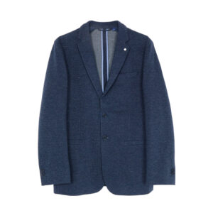 Gant férfi zakó, sötétkék, pamut, slim