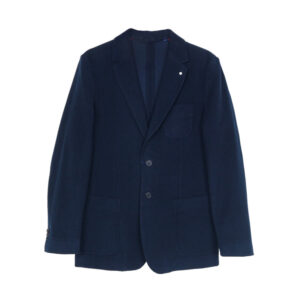 Gant férfi zakó, sötétkék, pamut, slim