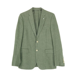 Gant férfi zakó, világoszöld, len, slim