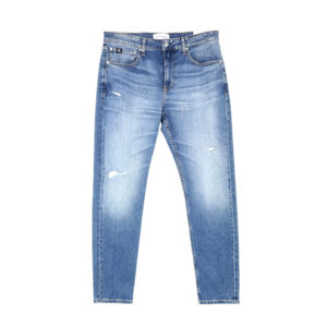 Calvin Klein férfi farmer, kék, pamut, slim, taper