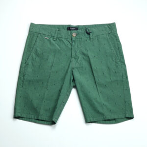 Guess férfi rövidnadrág, zöld, pamut