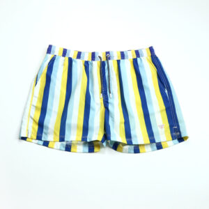 Guess férfi fürdőnadrág, színes csíkos