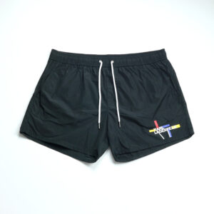 Karl Lagerfeld férfi fürdőnadrág, fekete