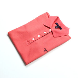 Gant női galléros póló, lazacszín, 100% pamut