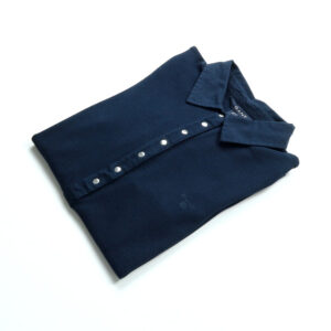 Gant női galléros póló, sötétkék, pamut