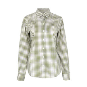Gant női hosszú ujjú ing, keki kockás, 100% pamut