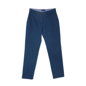 Gant női nadrág, sötétkék, pamut