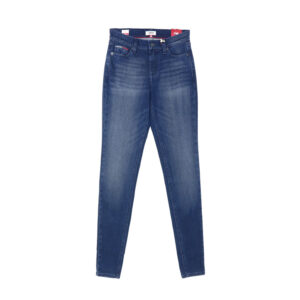 Tommy Hilfiger női farmernadrág, kék, mid rise, skinny fit
